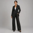 Women's Regular 2-Piece Set - Professional Workwear &amp; Formal Evening Styling - Black