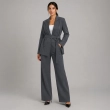Women's Regular 2-Piece Set - Professional Workwear &amp; Formal Evening Styling - Grey