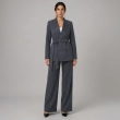 Women's Regular 2-Piece Set - Professional Workwear &amp; Formal Evening Styling - Grey