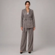 Women's Regular 2-Piece Set - Professional Workwear &amp; Formal Evening Styling - Light Brown