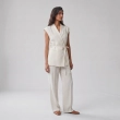 Women's Regular 2-Piece Set - Tailored Office &amp; Elevated Travel Wear - Ivory