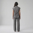 Women's Regular 2-Piece Set - Tailored Office &amp; Elevated Travel Wear - Charcoal Grey