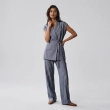 Women's Regular 2-Piece Set - Tailored Office &amp; Elevated Travel Wear - Steel Blue