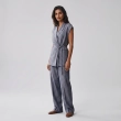 Women's Regular 2-Piece Set - Tailored Office &amp; Elevated Travel Wear - Steel Blue