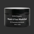 Face Mask &amp; Wash - Pure Glow Deep Purifying &amp; Skin Brightening with Green Clay &amp; Organic Avocado Oil - 50ml