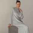 Women's Regular Flowing Maxi Silhouette Dress - Cross-Tie Neck Elegant Wear- For Seasonal Events, Wedding Guest Styling, Or Exclusive Evening Soir&eacute;es