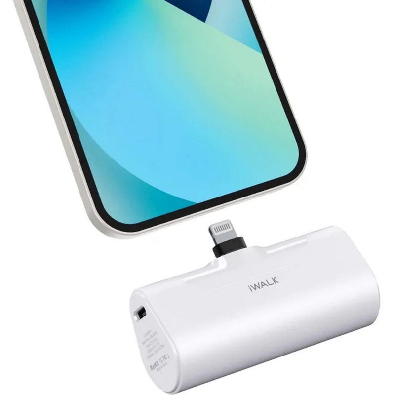 Portable Charger 4800mAh Power Bank White