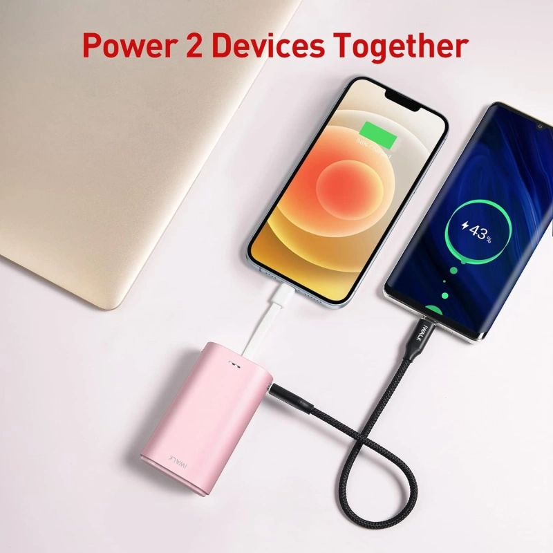 LinkPod Portable Charger 9000mAh  Power Bank  Type-C in Pink