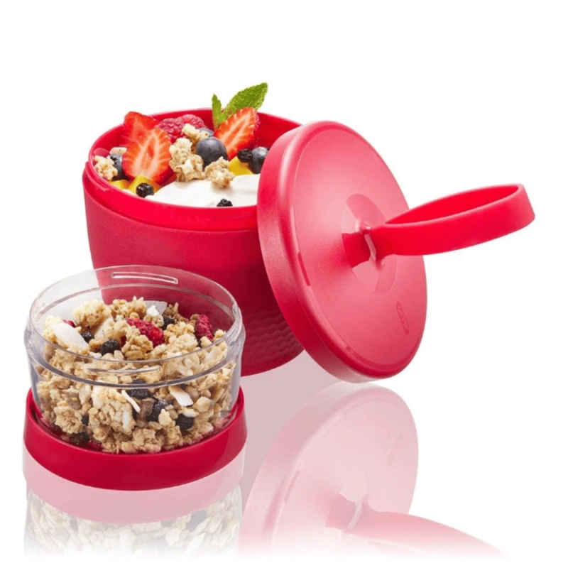 Snack Box Foodie - Raspberry Red - 570ml and 185ml