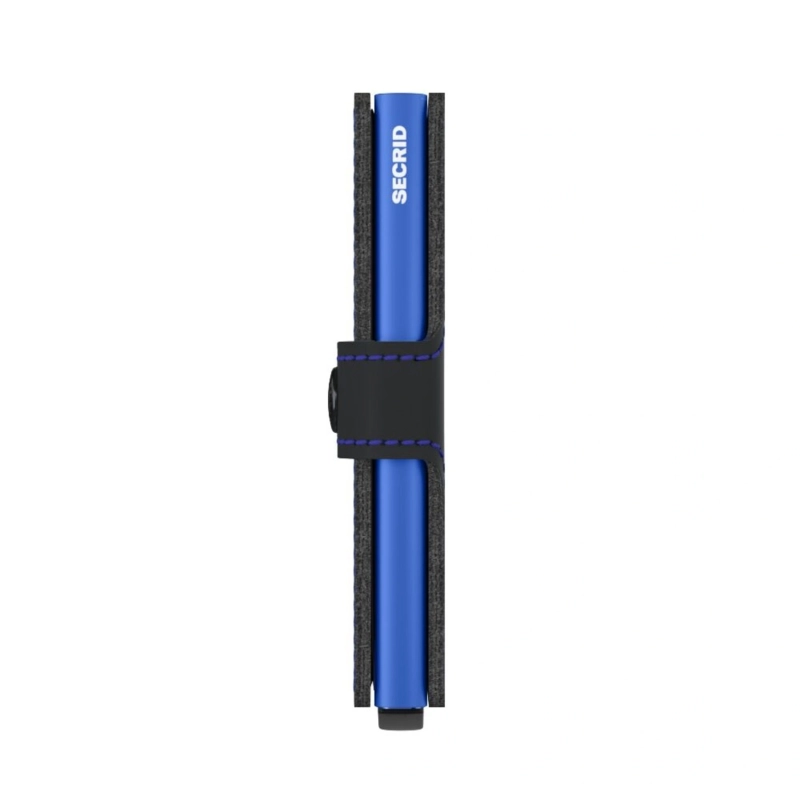 Mini Wallet Matte MM - Black &amp; Blue