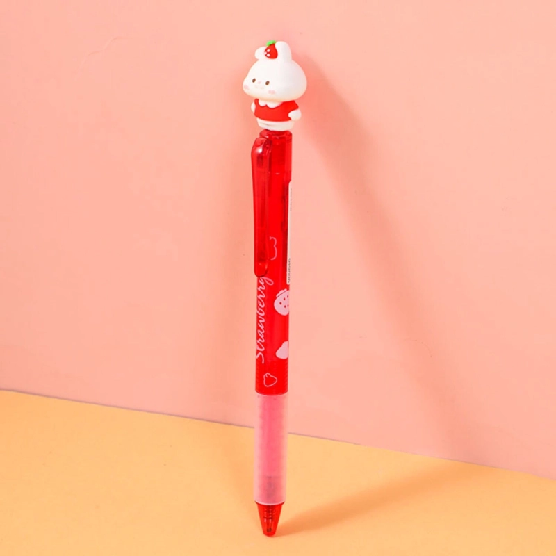 Sweet Rabbit Strawberry Series Erasable Gel Pen - Blue
