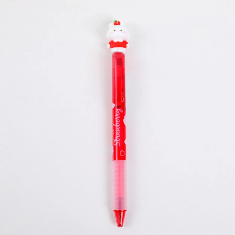 Sweet Rabbit Strawberry Series Erasable Gel Pen - Blue