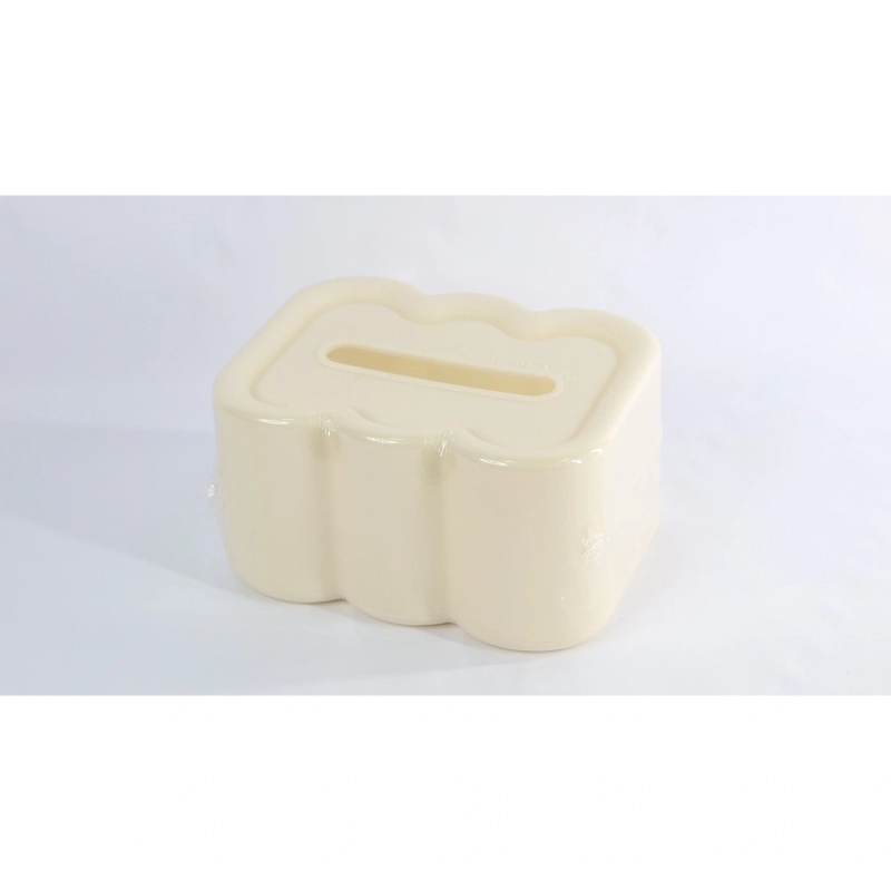 Ins Style Tabletop Tissue Box - Beige