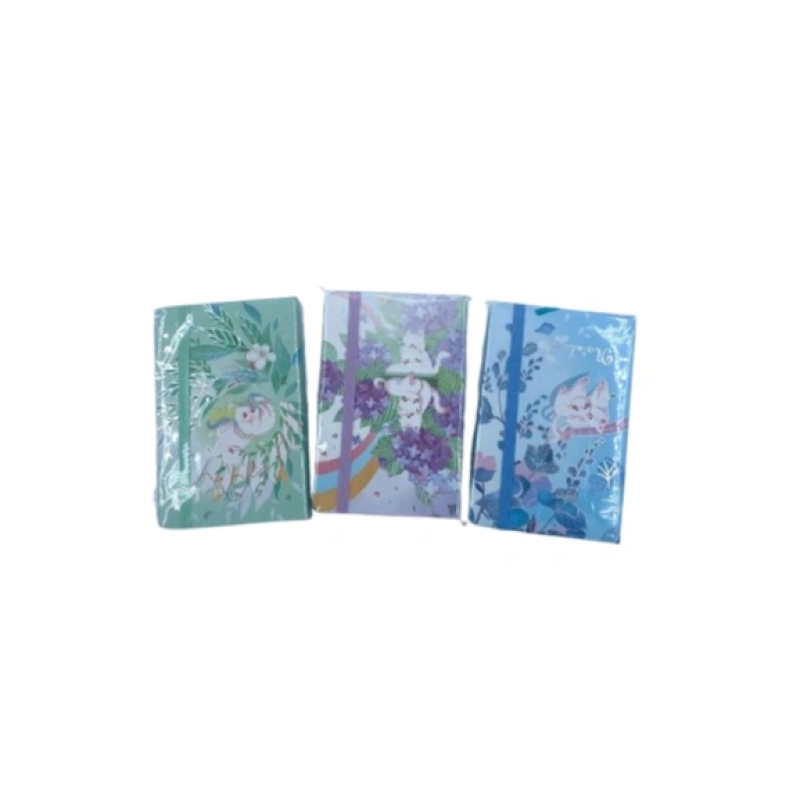 Diary Note Book A6 Flower Cat