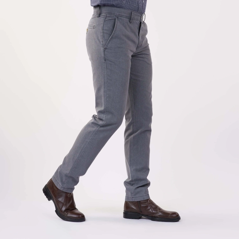 Men's Gabardine Pants - Charcoal Chanee