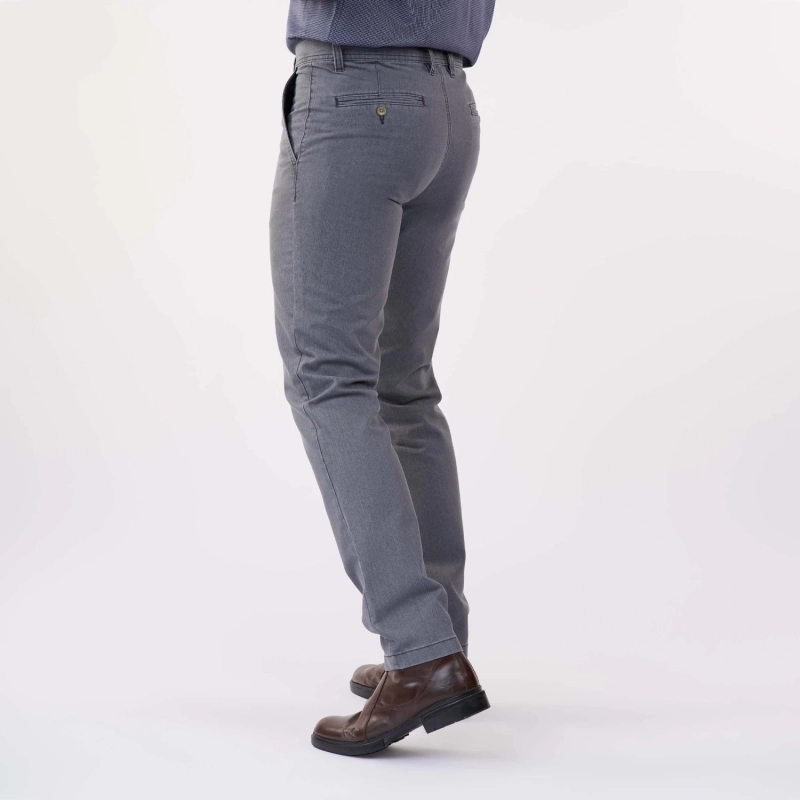 Men's Gabardine Pants - Charcoal Chanee