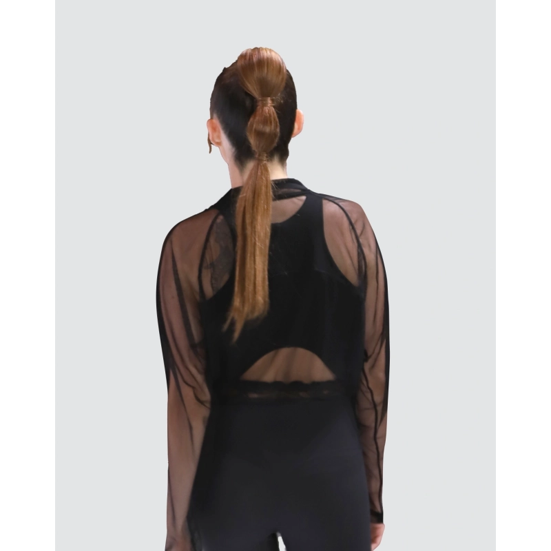 Mesh Zip Through Jacket