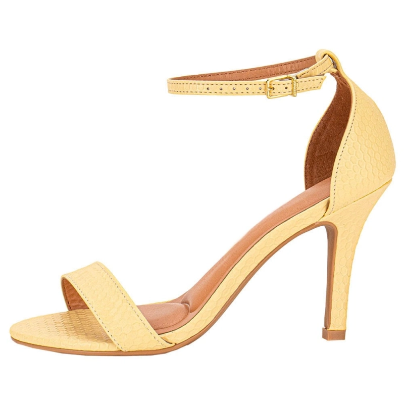 Women's Sandal Stiletto Heel Yellow