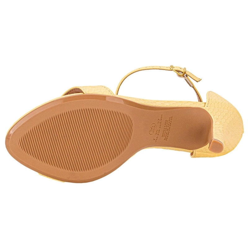 Women's Sandal Stiletto Heel Yellow