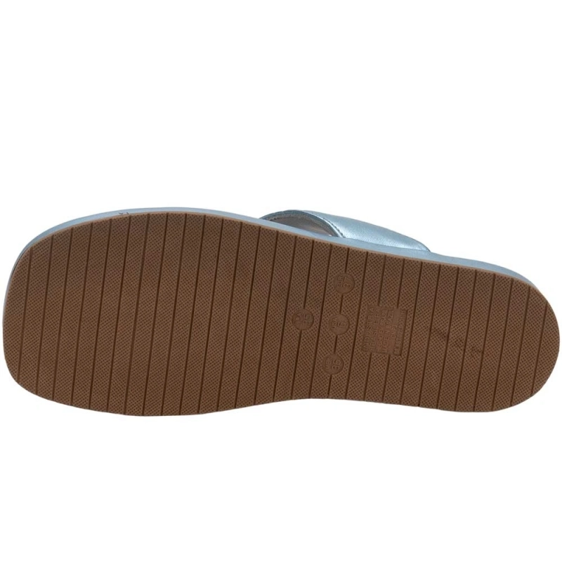 Women's Flats Metallic Blue