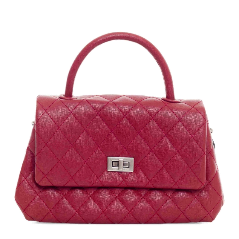 Vianne Tote Bag - Berry Red