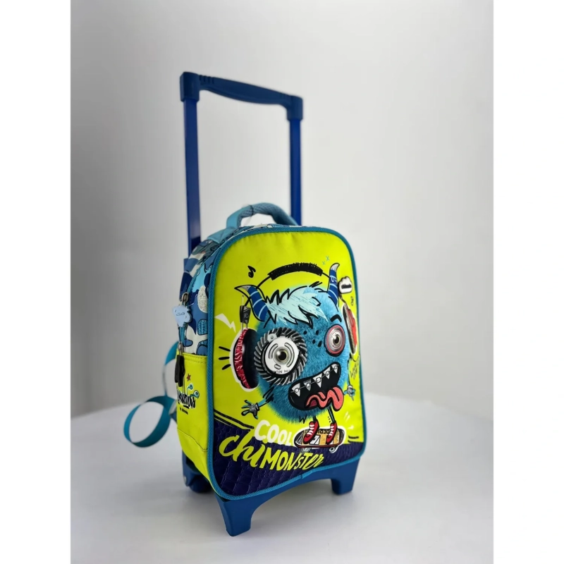 Rolling Backpack - Little Green Monster