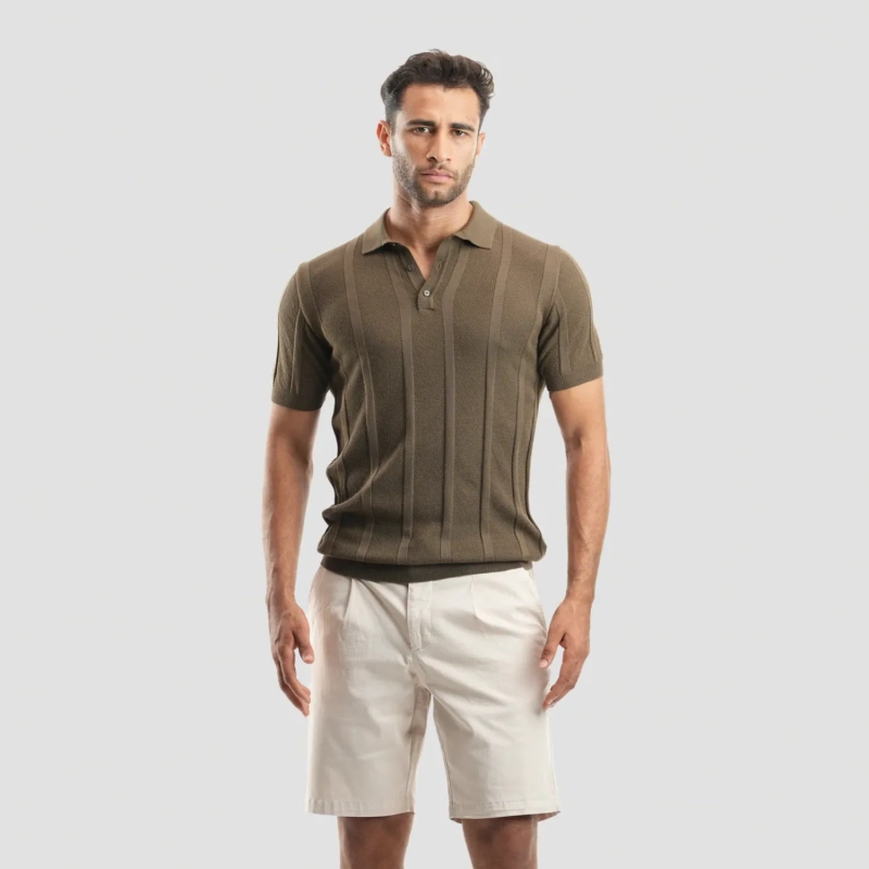Men's Shorts - Gabardine - Stone