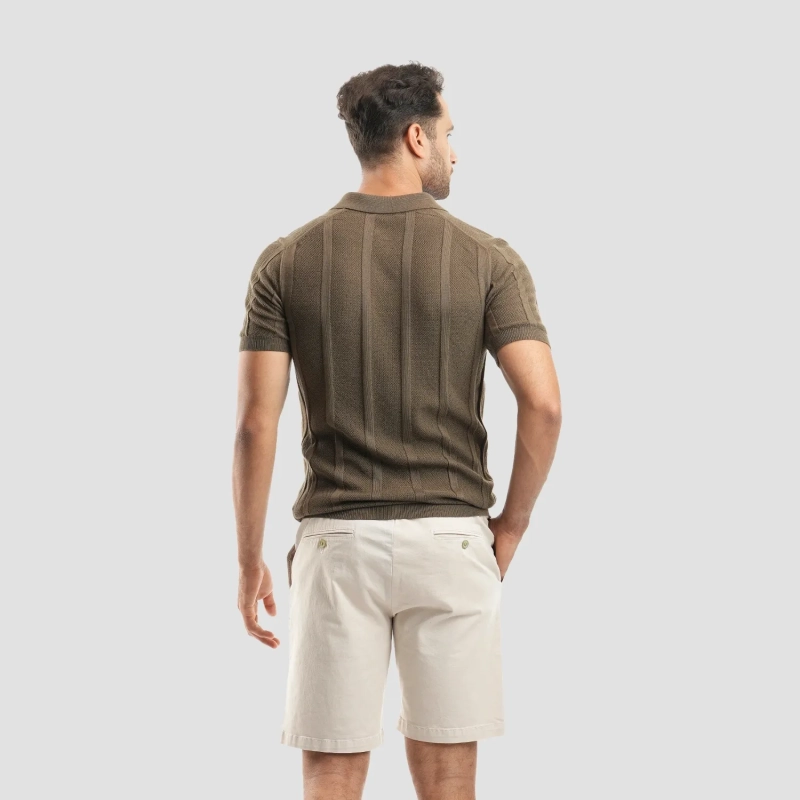 Men's Shorts - Gabardine - Stone