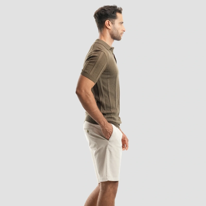 Men's Shorts - Gabardine - Stone