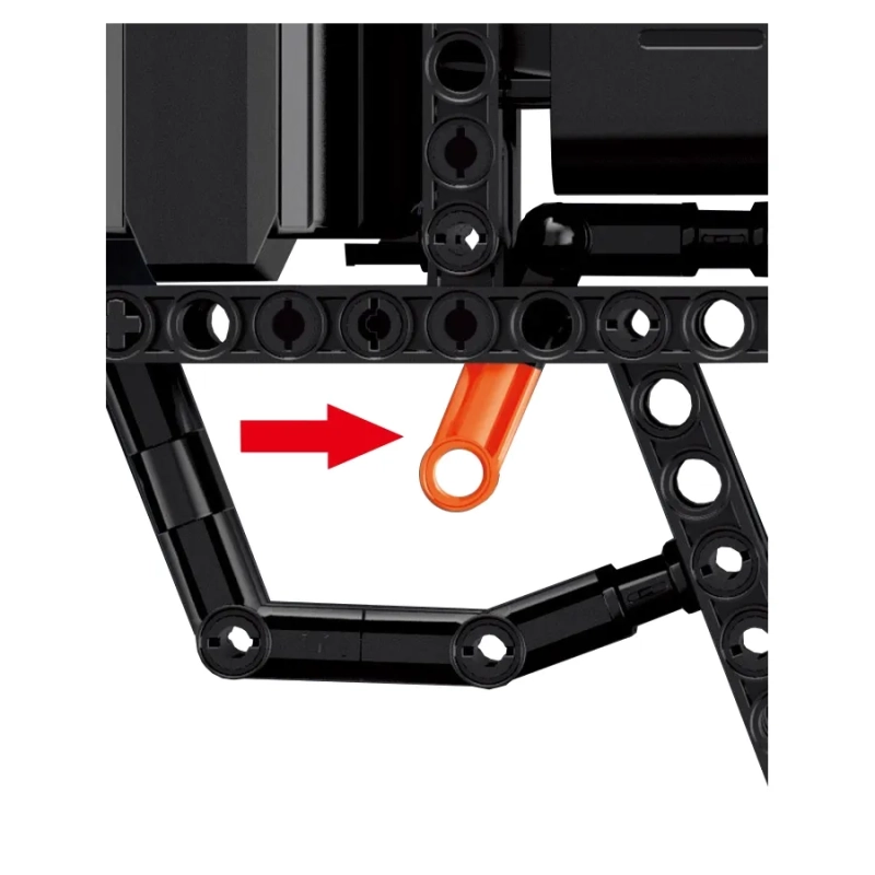 MP5 Building Toy Motorized - Black