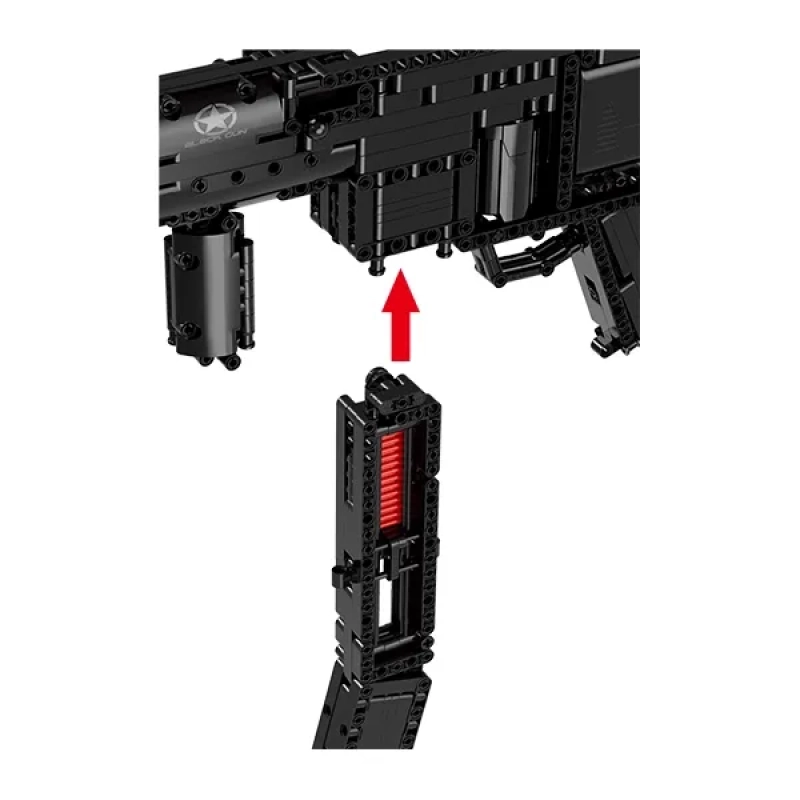 MP5 Building Toy Motorized - Black