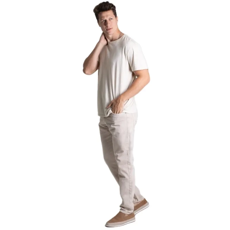 Men&rsquo;s Twill Pants Jeans Comfort Line - Beige