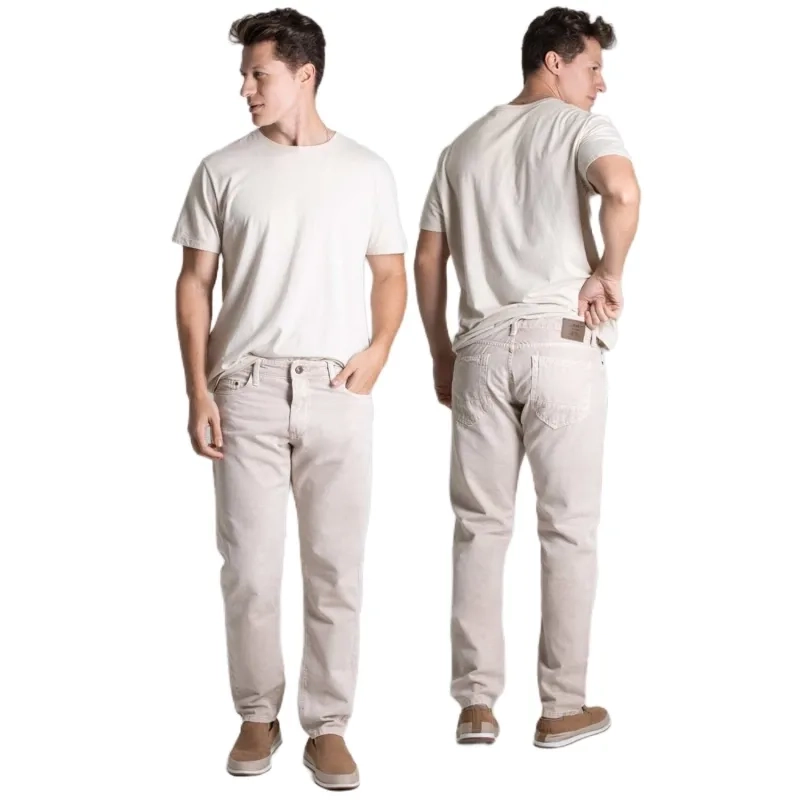 Men&rsquo;s Twill Pants Jeans Comfort Line - Beige