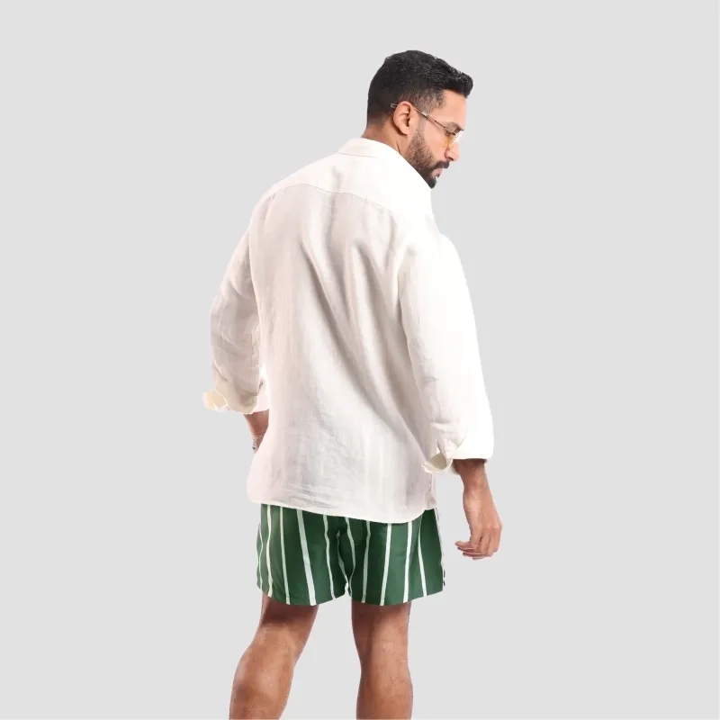 Men's Swim Shorts - Olive Green