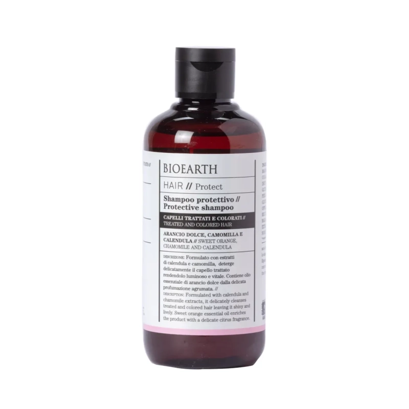 Bioearth Hair Protective Shampoo 250ML&ndash; Treated Hair Cleansing Shampoo for Color Vibrancy, Strength &amp; Shine