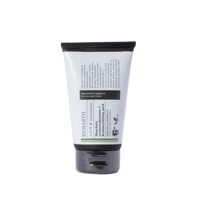 Bioearth Antioxidant Remineralizing Hair Pack 150ML&ndash; Deep Conditioning Hair Pack for Antioxidant Defense, Strength &amp; Vitality