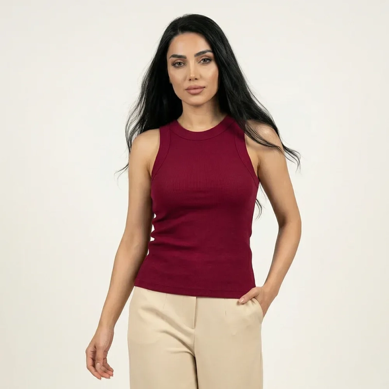 Women&rsquo;s Plain Tank Top - Sleek Minimal &amp; Everyday Essential