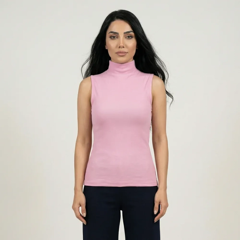 Women&rsquo;s High-Neck Tank Top - Sleek Minimal &amp; Everyday Essential