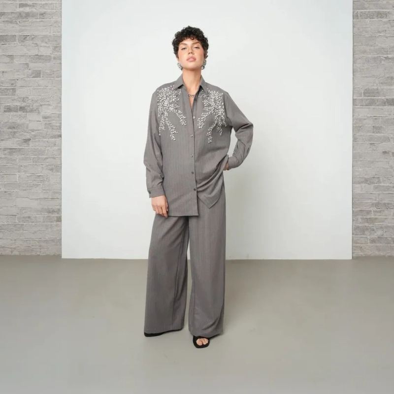 Women&rsquo;s classy Pants With A Defined Waist Belt And Comfortable Fit, Perfect For Work Or Special Occasions