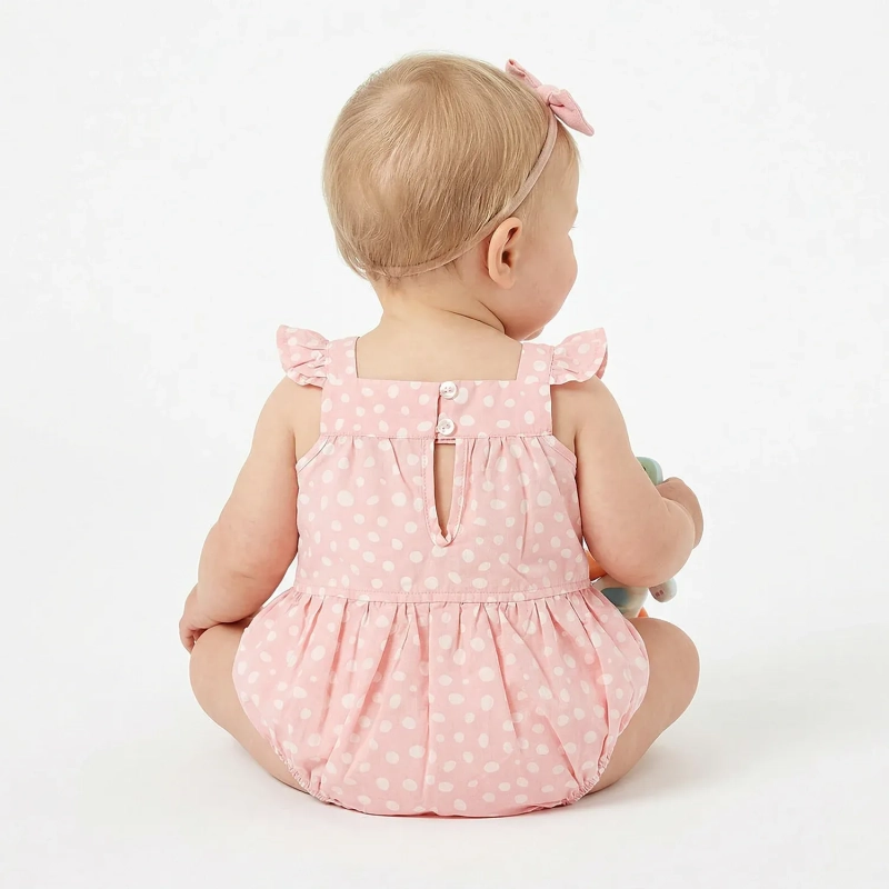 Tip Top Baby Body Princess Polka Dots &ndash; Light Pink